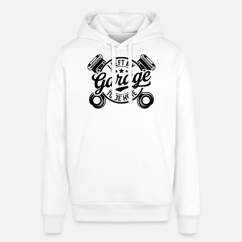 Devis mécanicien j’ai quitté mon garage - Sweat à capuche SOUNDER Stanley/Stella Unisexe - blanc