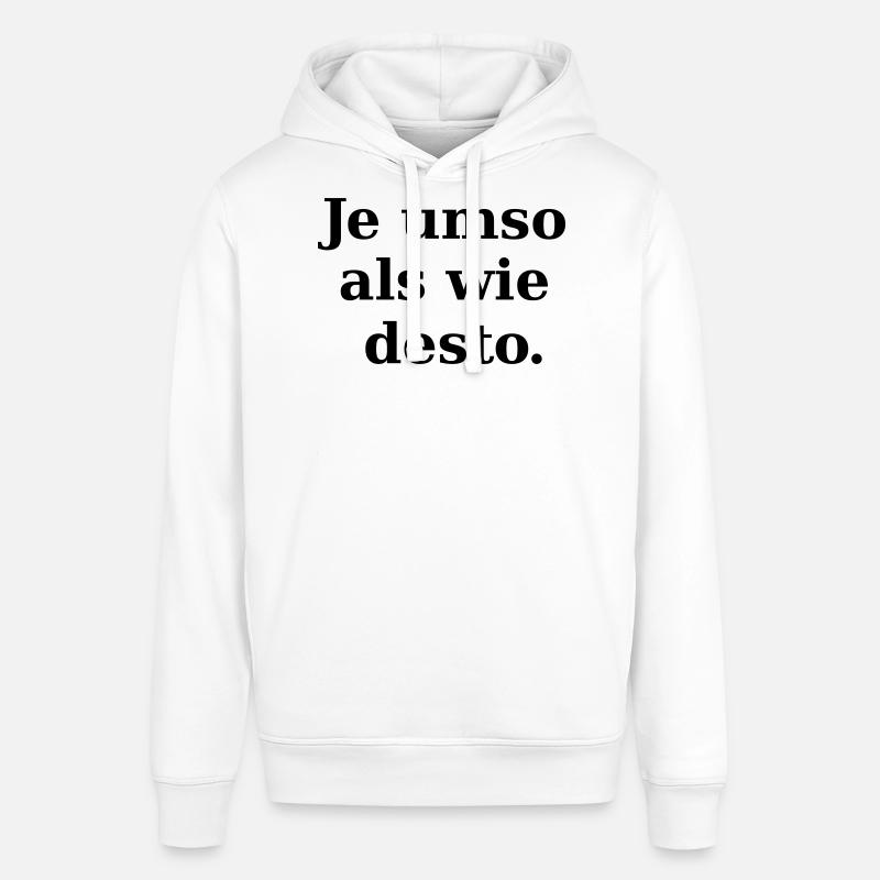 Pas de comparaison - Sweat à capuche SOUNDER Stanley/Stella Unisexe - blanc