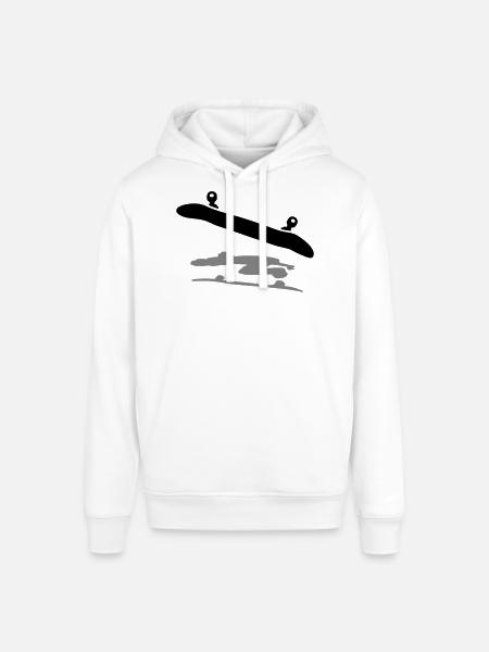 Skateboard - Sweat à capuche SOUNDER Stanley/Stella Unisexe - blanc