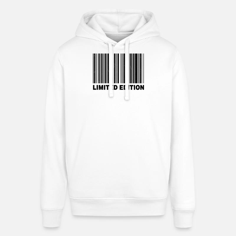 ÉDITION LIMITÉE - CODE-BARRES - Sweat à capuche SOUNDER Stanley/Stella Unisexe - blanc