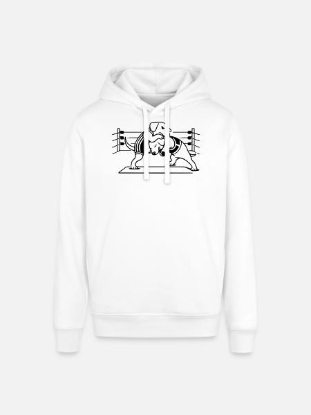 Chien de lutte - Sweat à capuche SOUNDER Stanley/Stella Unisexe - blanc