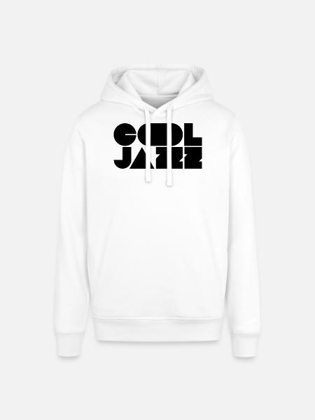 Bold cool jazz logo design - Stanley/Stella SOUNDER Unisex Hoodie - white