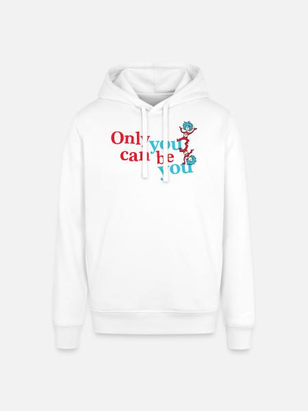 Dr. Seuss Chose Un et Chose Deux - Sweat à capuche SOUNDER Stanley/Stella Unisexe - blanc
