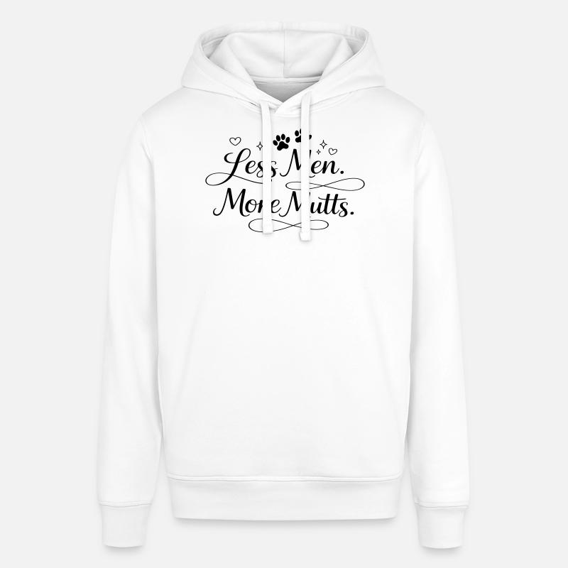 Moins d’hommes. Plus de bâtards. - Sweat à capuche SOUNDER Stanley/Stella Unisexe - blanc