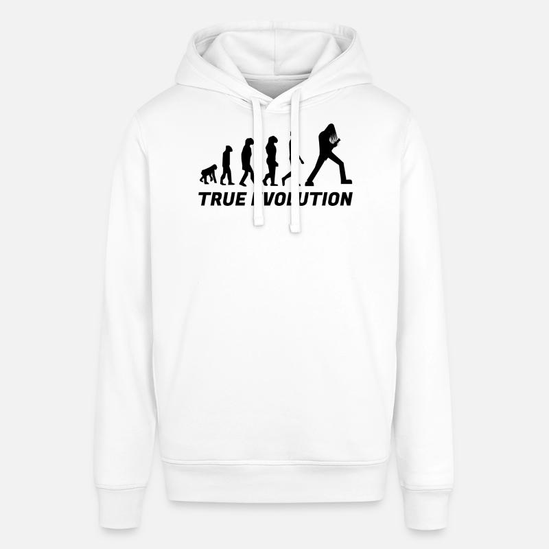 True evolution - vrai évolution metal - Sweat à capuche SOUNDER Stanley/Stella Unisexe - blanc