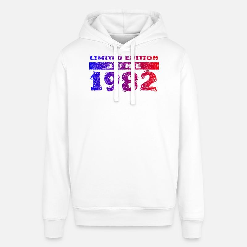 44e anniversaire Édition Limitée 06/1982 - Sweat à capuche SOUNDER Stanley/Stella Unisexe - blanc