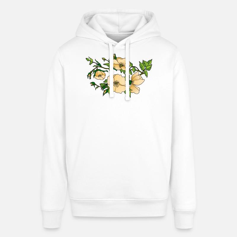 Fleur - Sweat à capuche SOUNDER Stanley/Stella Unisexe - blanc