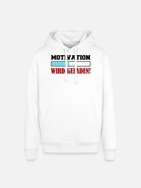 motivation_wird_geladen- - Stanley/Stella Unisex Hoodie SOUNDER - Weiß