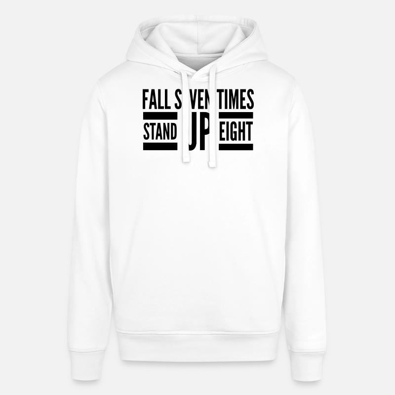 Citation de Fall Seven Stand Eight - Sweat à capuche SOUNDER Stanley/Stella Unisexe - blanc