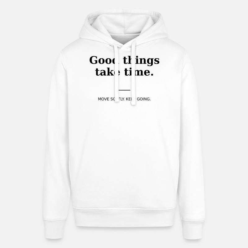 Good things take time - Sweat à capuche SOUNDER Stanley/Stella Unisexe - blanc