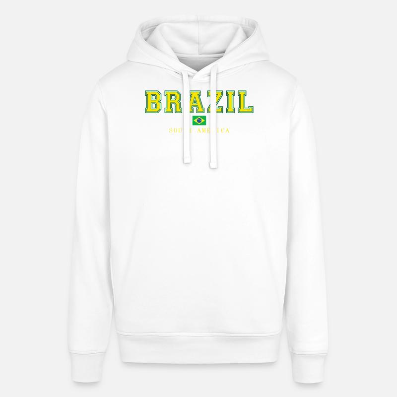 Brésil - Sweat à capuche SOUNDER Stanley/Stella Unisexe - blanc