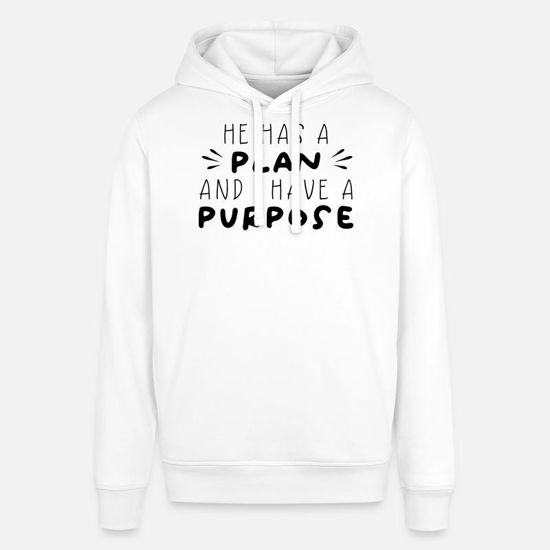 Plan & Purpose - Stanley/Stella Unisex Hoodie SOUNDER - Weiß
