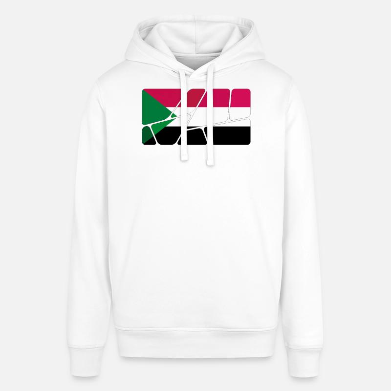Le Soudan comme drapeau - Sweat à capuche SOUNDER Stanley/Stella Unisexe - blanc