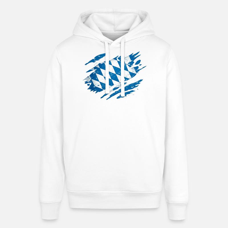 Bavière Drapeau bavarois - Sweat à capuche SOUNDER Stanley/Stella Unisexe - blanc