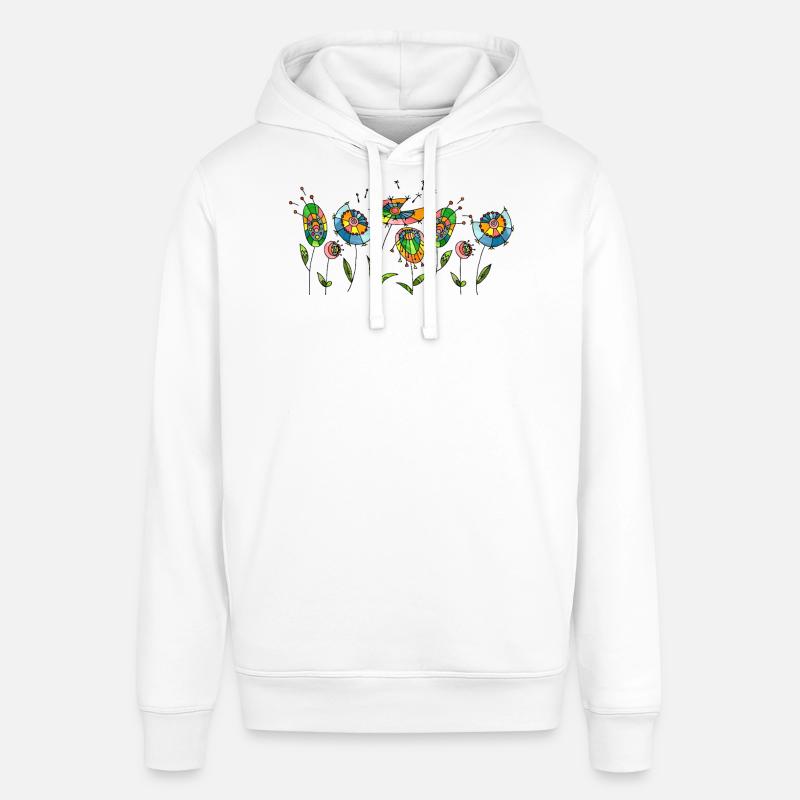 Fleur - Sweat à capuche SOUNDER Stanley/Stella Unisexe - blanc