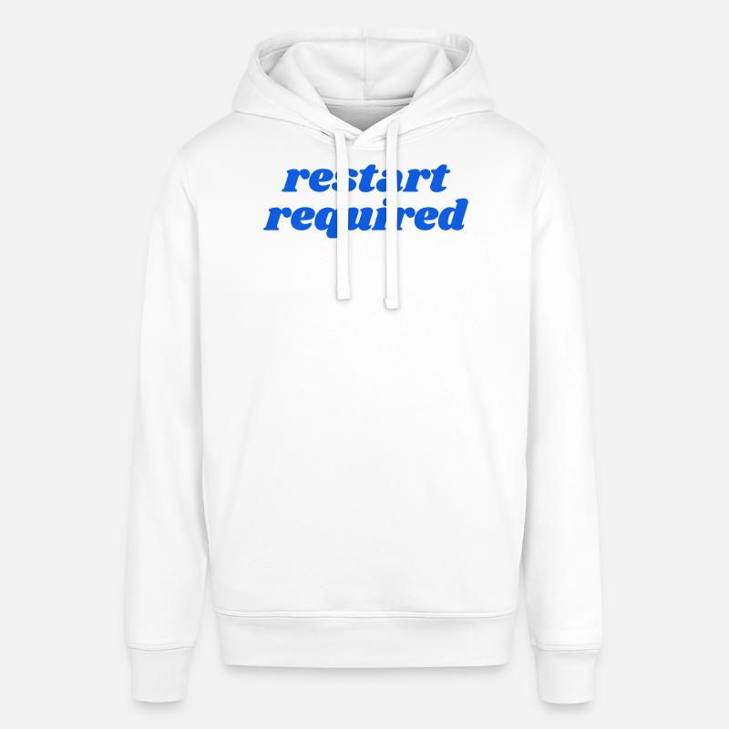 Redémarrage nécessaire - Sweat à capuche SOUNDER Stanley/Stella Unisexe - blanc