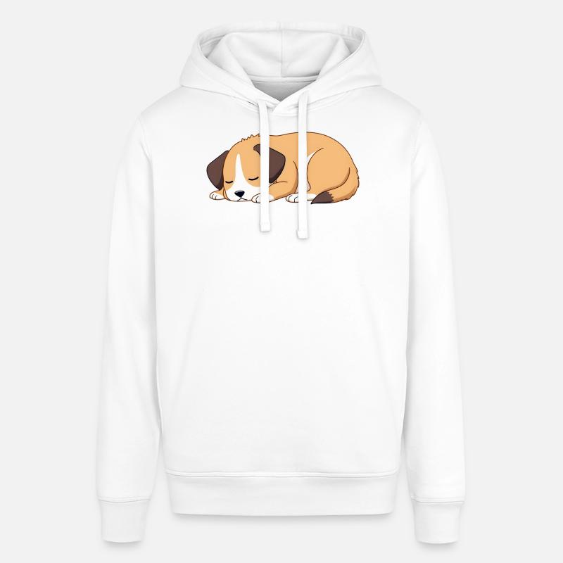 chien endormi - Sweat à capuche SOUNDER Stanley/Stella Unisexe - blanc