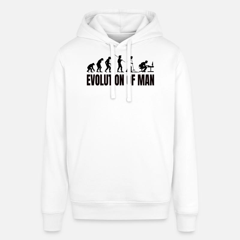 Programmierer Computerfreak Evolution - Stanley/Stella Unisex Hoodie SOUNDER - Weiß