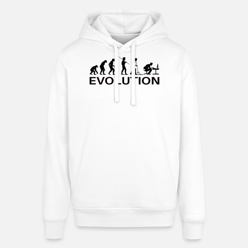 Evolution Gamer | Computer Freak Nerd PC - Stanley/Stella Unisex Hoodie SOUNDER - Weiß
