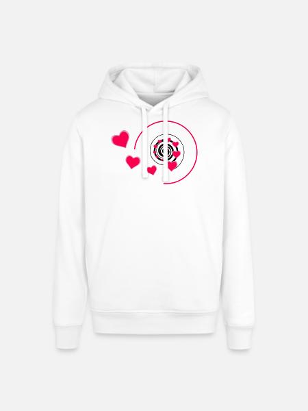 Love - Stanley/Stella Unisex Hoodie SOUNDER - Weiß