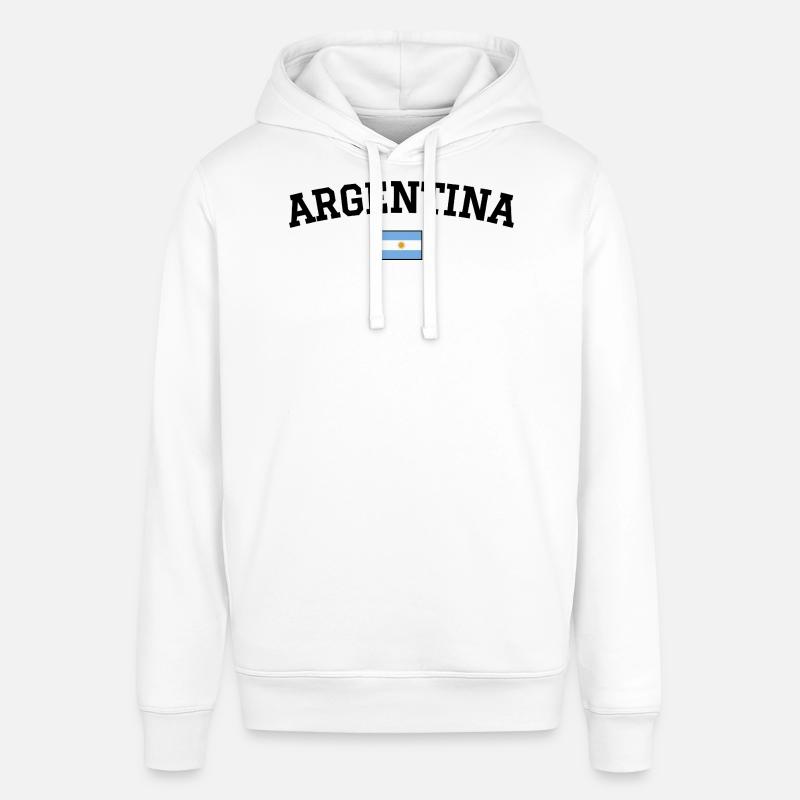 Drapeau argentin Noir - Sweat à capuche SOUNDER Stanley/Stella Unisexe - blanc
