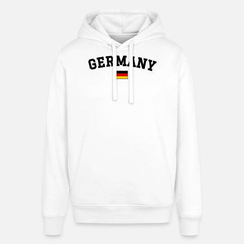 Drapeau espagnol Dessin Noir anglais - Sweat à capuche SOUNDER Stanley/Stella Unisexe - blanc