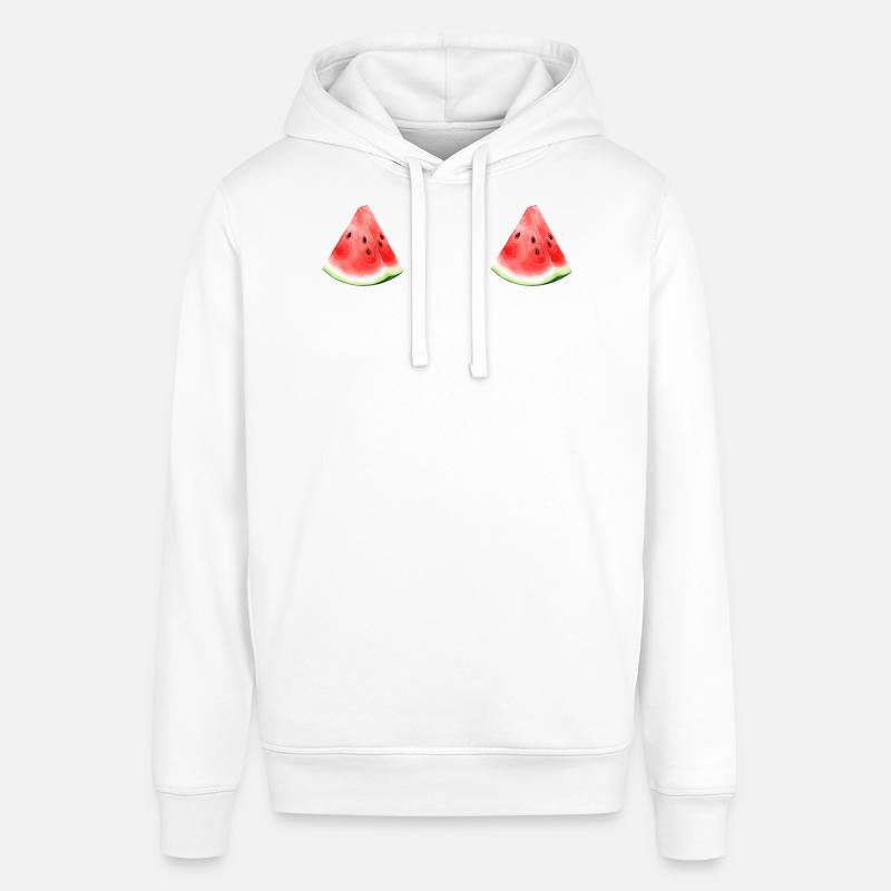 Pastèque pastèque  - Sweat à capuche SOUNDER Stanley/Stella Unisexe - blanc