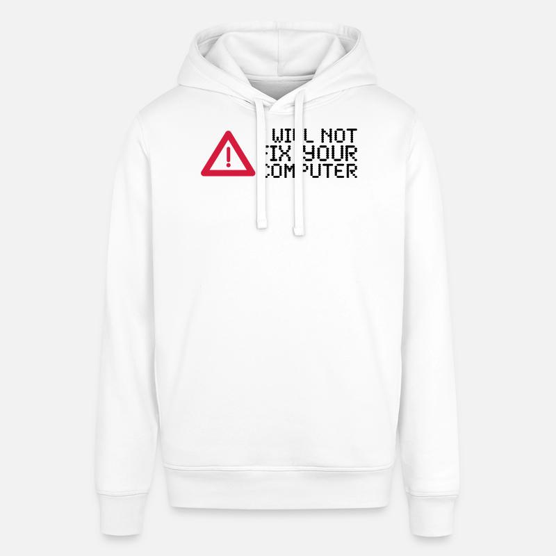 computer - Stanley/Stella Unisex Hoodie SOUNDER - Weiß
