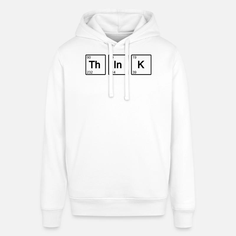 Think (blanc) - Sweat à capuche SOUNDER Stanley/Stella Unisexe - blanc