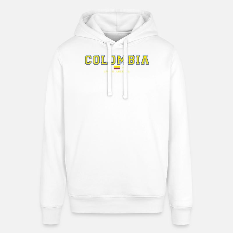 Look drapeau de style Columbia College - Sweat à capuche SOUNDER Stanley/Stella Unisexe - blanc