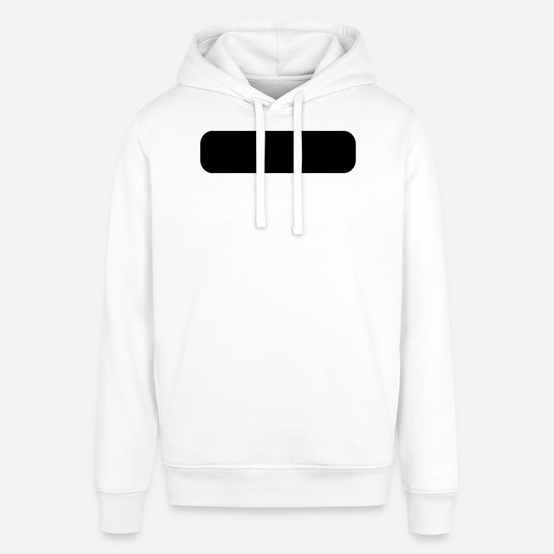 Rectangle arrondi - Sweat à capuche SOUNDER Stanley/Stella Unisexe - blanc