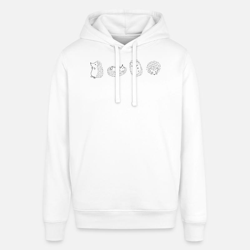 Hérisson hérisson hérisson - Sweat à capuche SOUNDER Stanley/Stella Unisexe - blanc