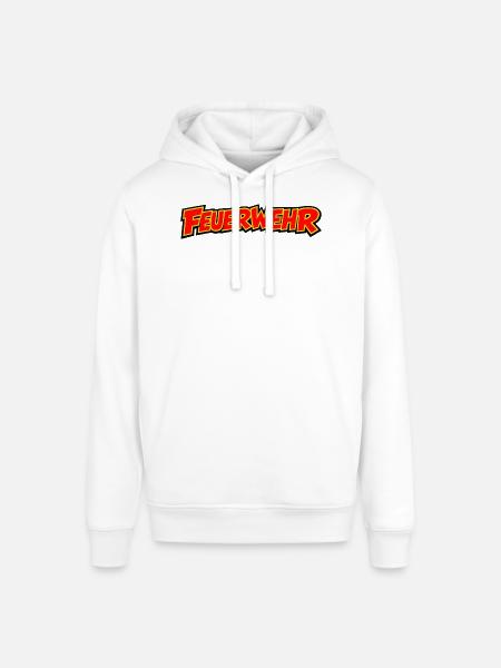 Feuerwehr Comic Schriftzug - Stanley/Stella Unisex Hoodie SOUNDER - Weiß