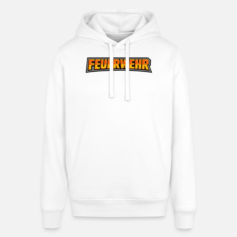 Logo des Fires Flames - Sweat à capuche SOUNDER Stanley/Stella Unisexe - blanc