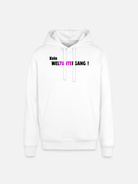 Kein Weltuntergang - Stanley/Stella Unisex Hoodie SOUNDER - Weiß