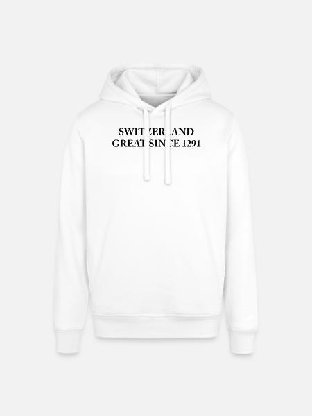 Switzerland Great Since 1291 - Stanley/Stella SOUNDER Unisex Hoodie - white