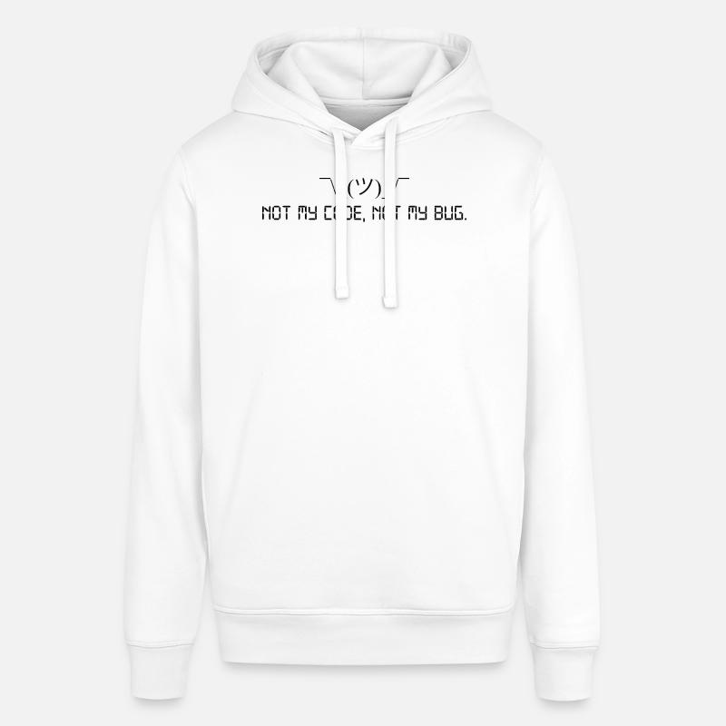 Pas mon code, pas mon bug. - Sweat à capuche SOUNDER Stanley/Stella Unisexe - blanc