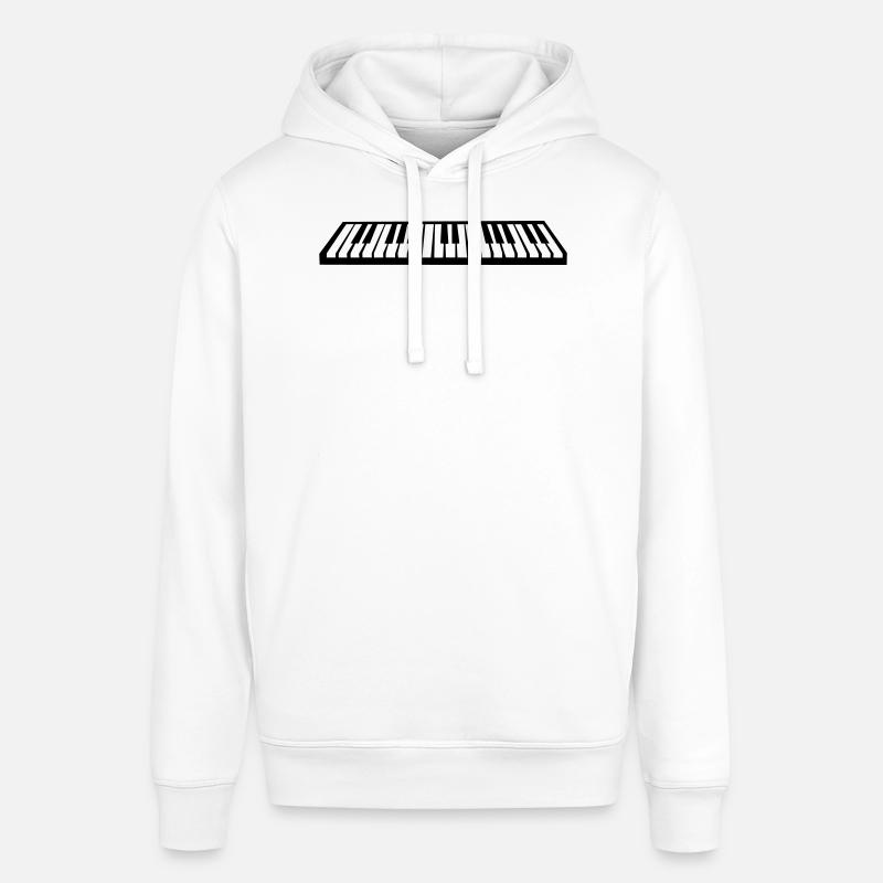 Klavier oder Keyboard - Stanley/Stella Unisex Hoodie SOUNDER - Weiß