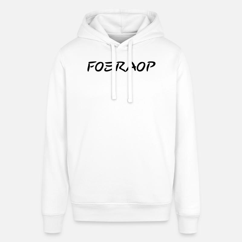 Foeraop - Dialecte anversois - Sweat à capuche SOUNDER Stanley/Stella Unisexe - blanc