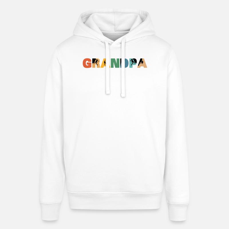 Grimpeur Papi Alpiniste Papi - Sweat à capuche SOUNDER Stanley/Stella Unisexe - blanc