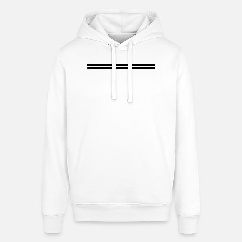 Ligne Double (double line) - Sweat à capuche SOUNDER Stanley/Stella Unisexe - blanc