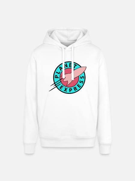 Futurama Planet Express Cool Retro - Stanley/Stella Unisex Hoodie SOUNDER - Weiß