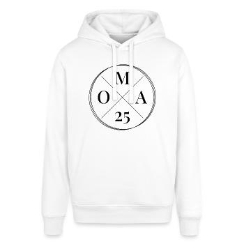 Oma 2025 - Stanley/Stella Unisex Hoodie SOUNDER - Weiß - Vorne - Alina (178cm) & Michal (187cm)