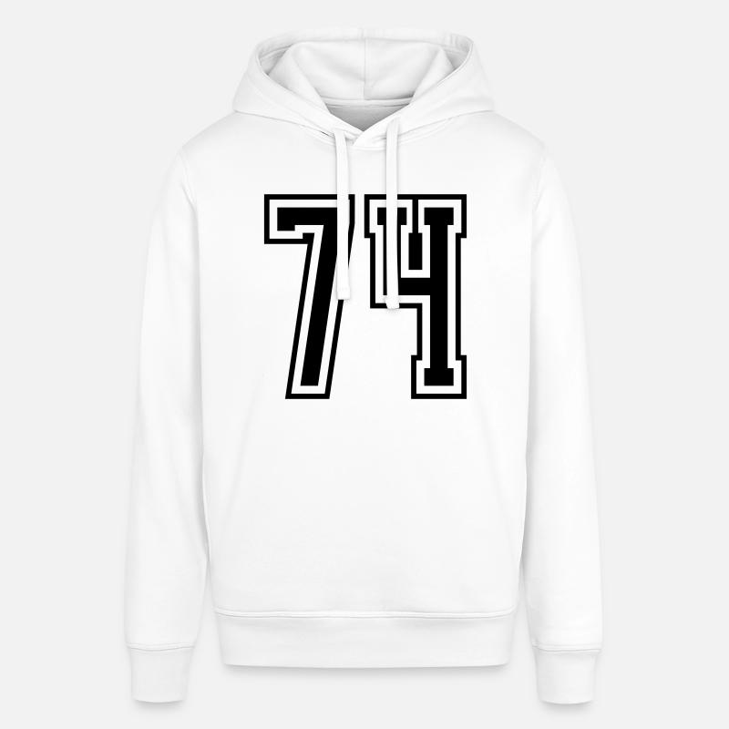 numéro à 74 chiffres - Sweat à capuche SOUNDER Stanley/Stella Unisexe - blanc