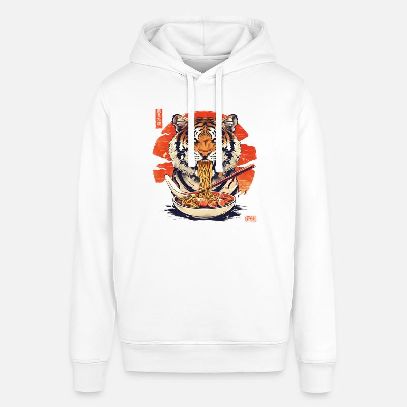 Ramen Tiger Roar - Sweat à capuche SOUNDER Stanley/Stella Unisexe - blanc