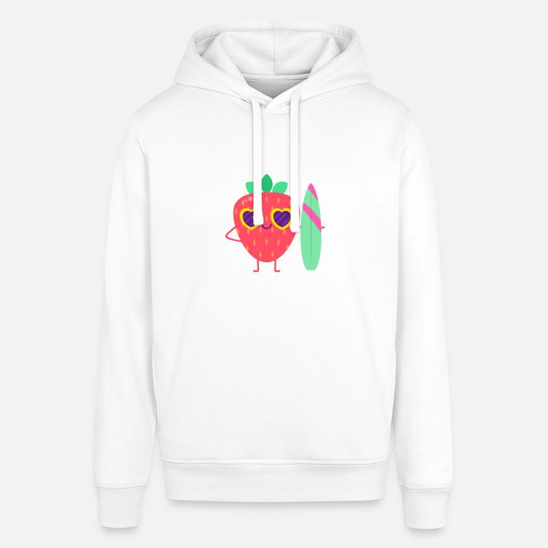 Fraise surf - Sweat à capuche SOUNDER Stanley/Stella Unisexe - blanc