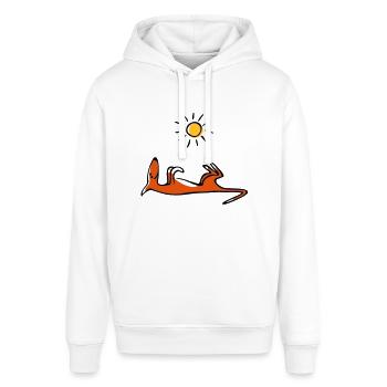 Sonnenschläfer - Stanley/Stella Unisex Hoodie SOUNDER - Weiß - Vorne - Alina (178cm) & Michal (187cm)