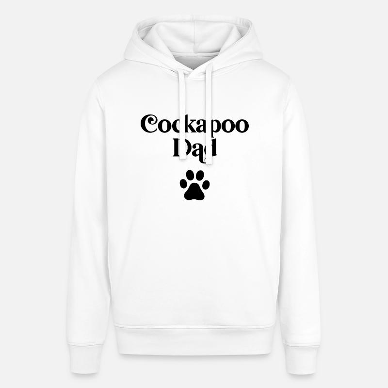 Papa Cockapoo - Sweat à capuche SOUNDER Stanley/Stella Unisexe - blanc