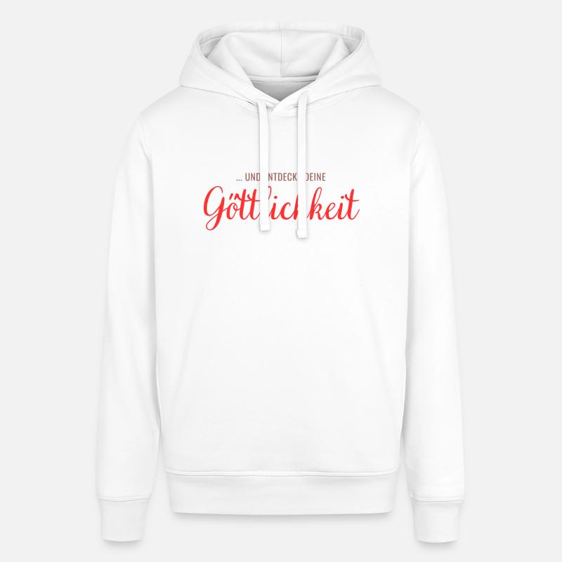 ... et découvre ta divinité - Sweat à capuche SOUNDER Stanley/Stella Unisexe - blanc