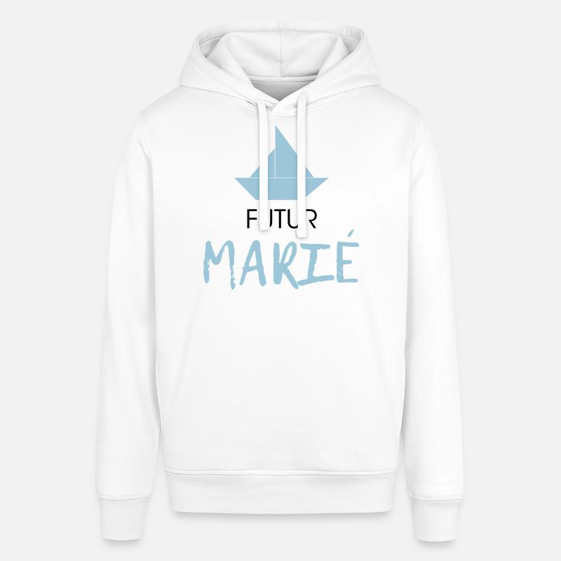 futur marié - Sweat à capuche SOUNDER Stanley/Stella Unisexe - blanc